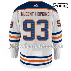 Adidas Maillot de Hockey Edmonton Oilers NUGENT-HOPKINS 93 Blanc Authentic - Enfant